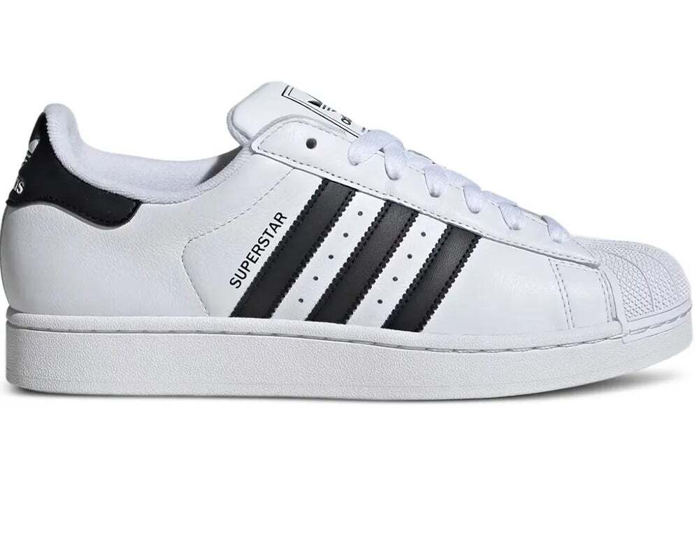 Adidas Superstar II Low Top Sneakers Cloud White / Black US Mens 8
